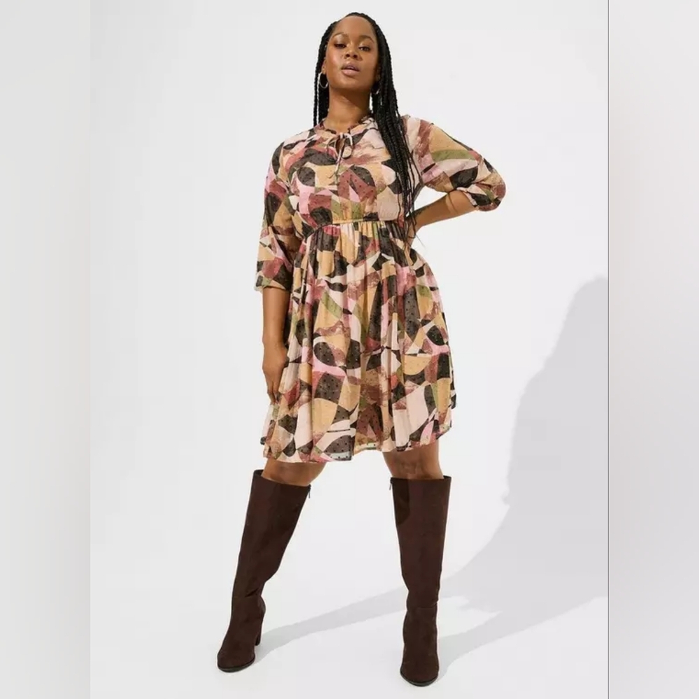 Torrid Clip-Dot Dress